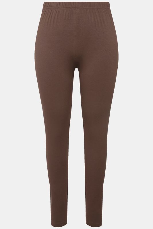 Legging en coton avec taille élastique, coupe Slim
