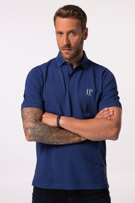 Lot de 2 polos collection Basic - maille piquée et coton peigné