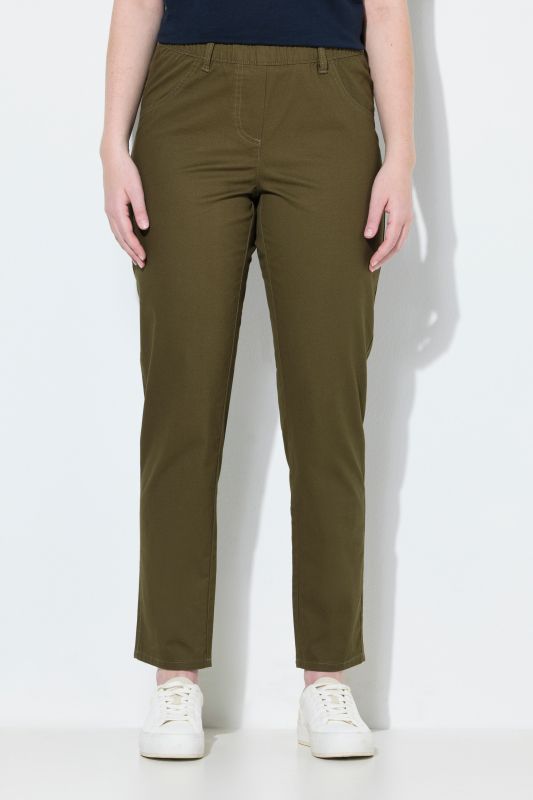 Jegging en coton bio. Coupe ajustée et taille élastique