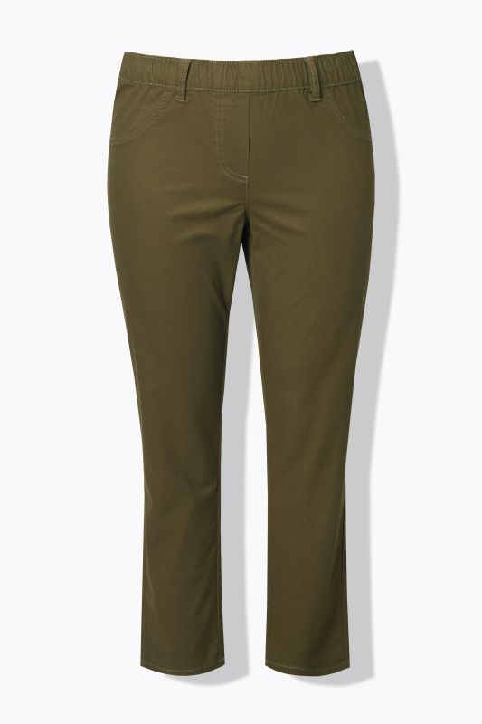 Jegging en coton bio. Coupe ajustée et taille élastique