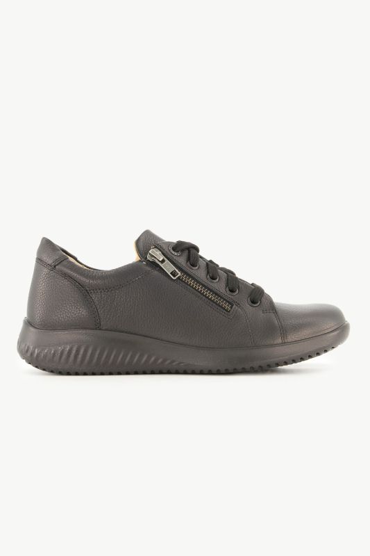 Sneakers en cuir Jomos, Air Comfort, fermeture éclair, largeur K