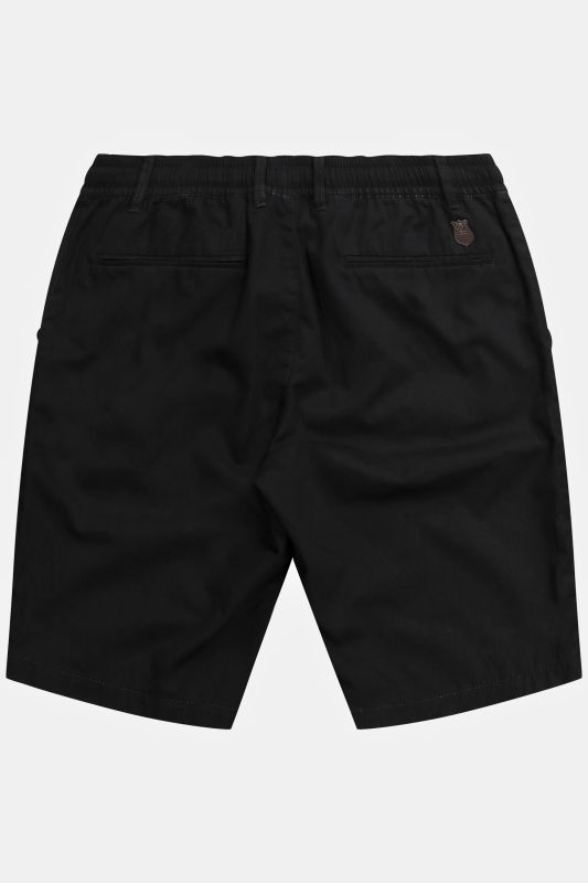Bermuda aspect lin. Taille élastique et coupe décontractée
