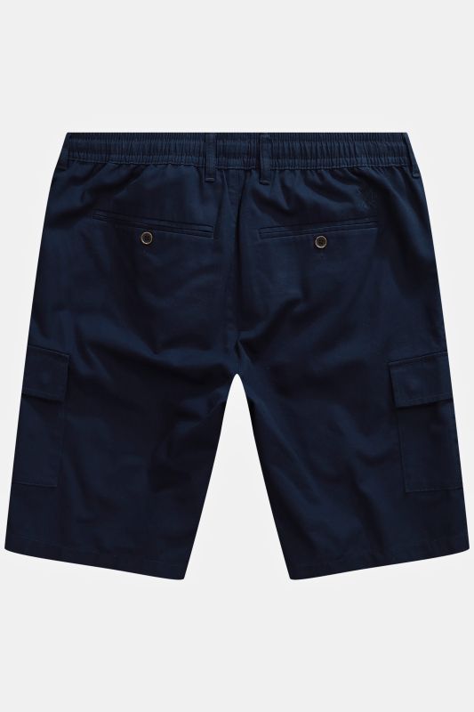 Bermuda aspect lin. Poches cargo et taille élastique - jusqu'au 8XL