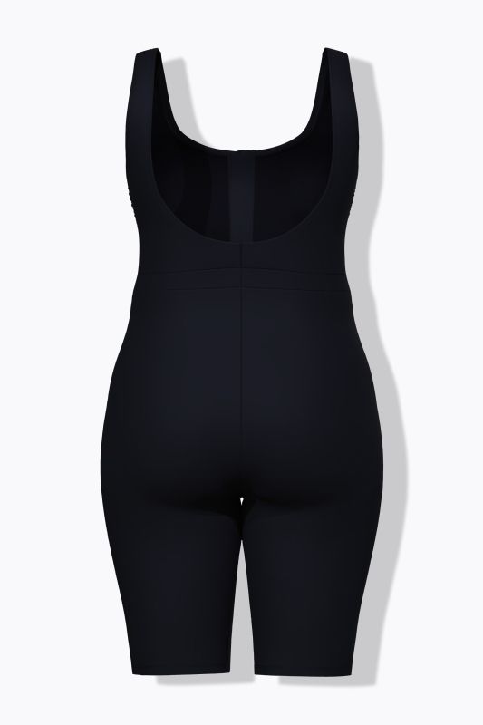 Maillot de bain à jambes longues sans bonnets souples. Matière recyclée