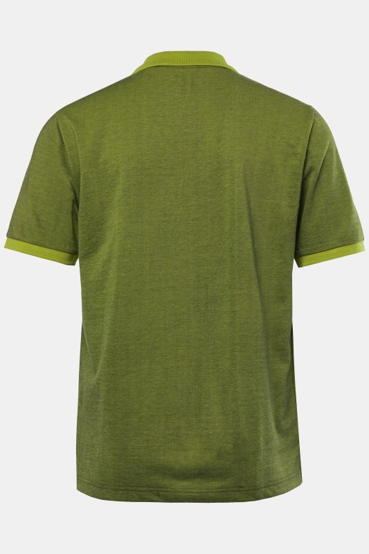 Polo JP 1880 à manches courtes, tissu piqué, logo brodé - jusqu'au 8 XL
