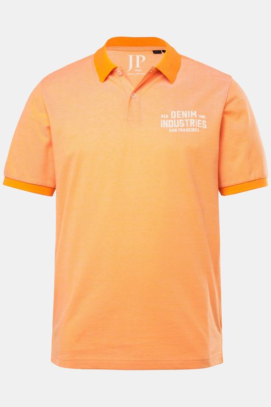 Polo JP 1880 à manches courtes, tissu piqué, logo brodé - jusqu'au 8 XL