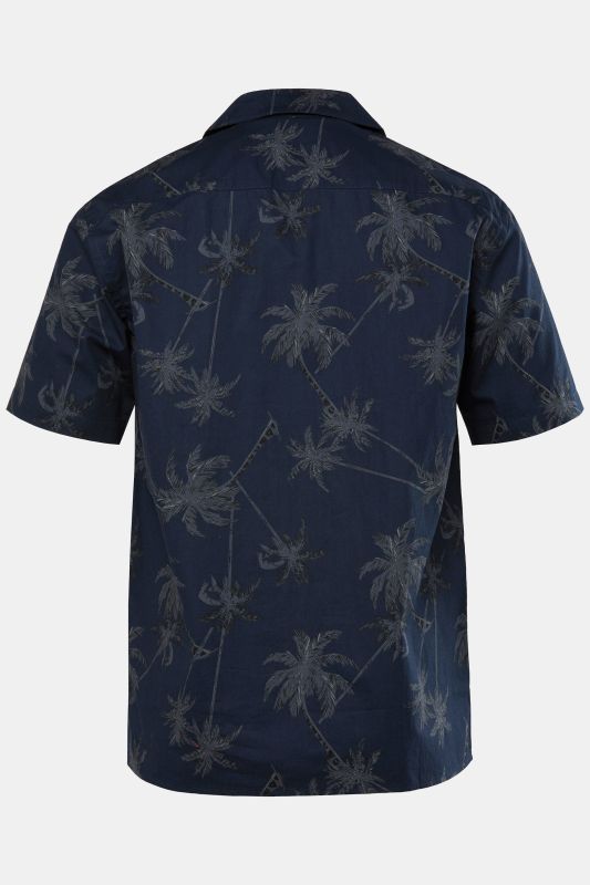 Chemise JP 1880 à manches courtes, col cubain et imprimé all-over, coupe Cuba-Fit - jusqu'au 8 XL