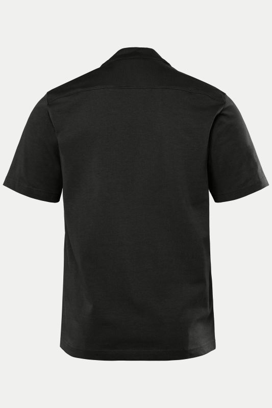 Chemise JP 1880 en jersey, manches courtes et col cubain, coupe Cuba-Fit - jusqu'au 8 XL