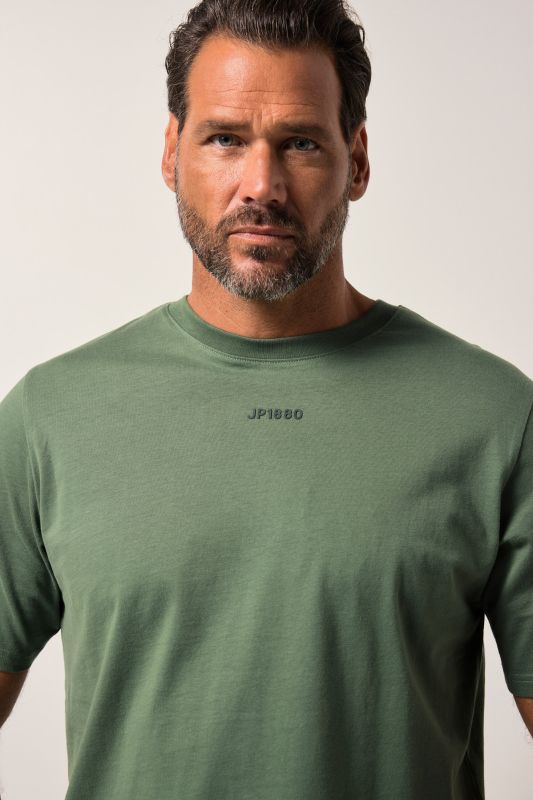 T-shirt JP 1880 à manches courtes, col rond et imprimé - jusqu'au 8 XL