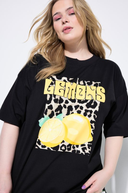 T-shirt oversize, motif Lemons
