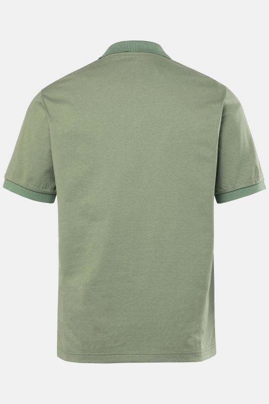 Polo JP 1880 à manches courtes, fermeture zippée - jusqu'au 8 XL
