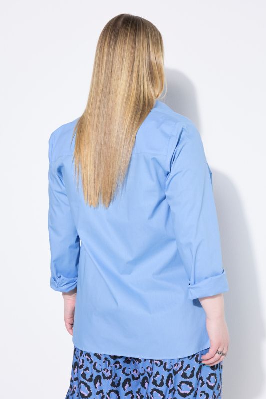 Chemisier coupe Boxy Shape, manches longues et nœuds