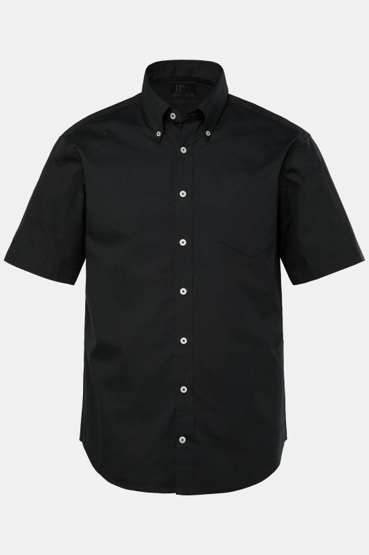 Chemise JP 1880, manches courtes et col à pointes boutonnées, coupe Modern Fit - jusqu'au 8 XL