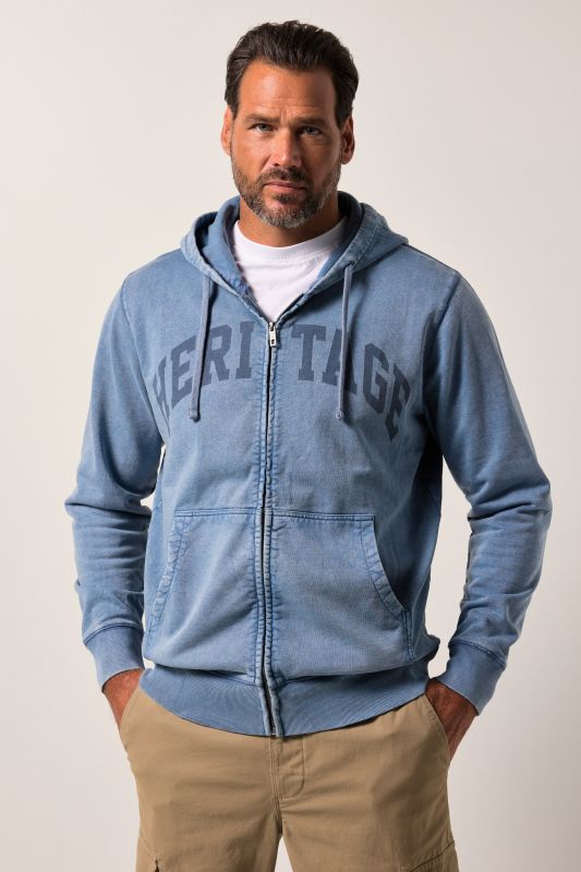 Sweat-shirt à capuche JP 1880, en molleton, poche kangourou - jusqu'au 8 XL