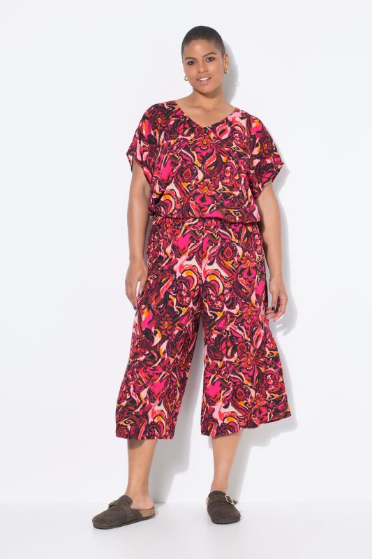 Jupe-culotte Wide Legs, imprimé all-over