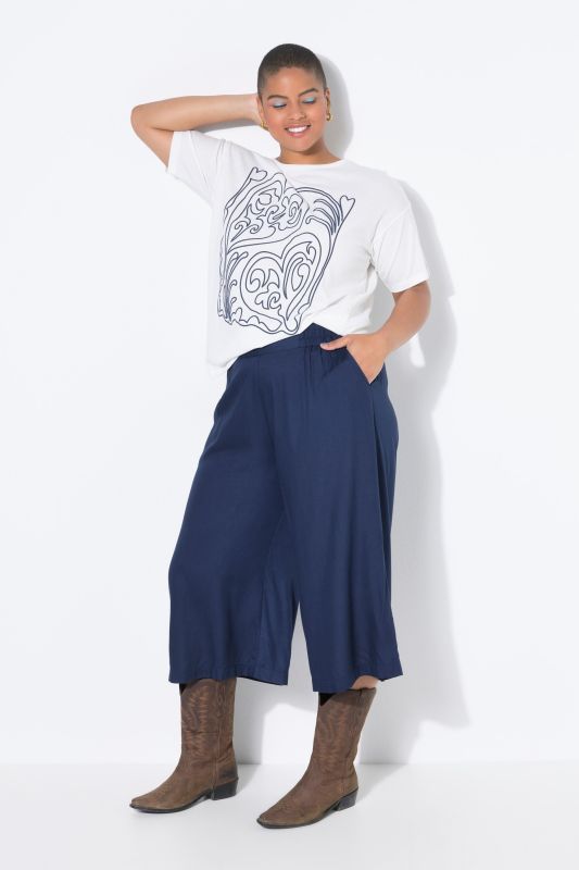 Jupe-culotte Wide Legs, taille élastique