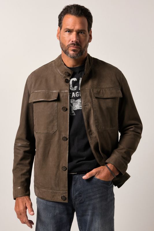 Veste en cuir suédé d'agneau JP 1880 - jusqu'au 7 XL