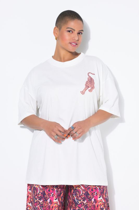 T-shirt oversize, imprimé dans le dos
