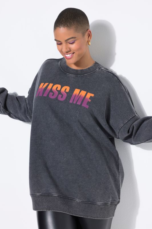Sweat-shirt oversize, imprimé XL