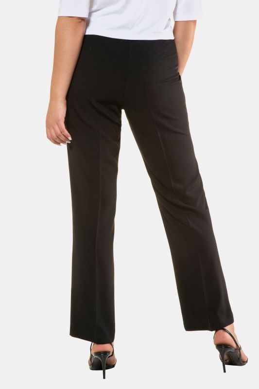 Pantalon Mandy, ceinture élastiquée, pli marqué, selection