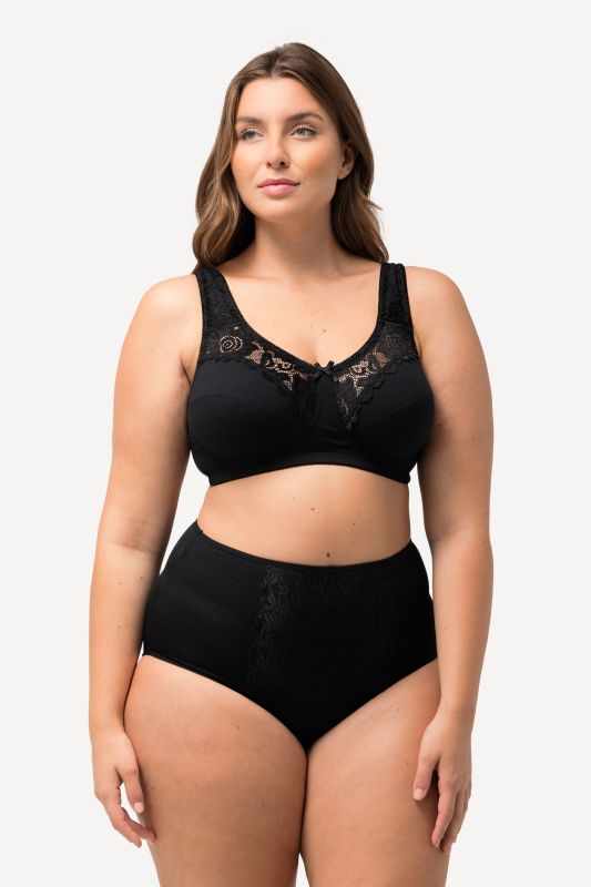 Soutien-gorge de maintien Kelly. Modèle sans armatures, dentelle - bonnets C-E