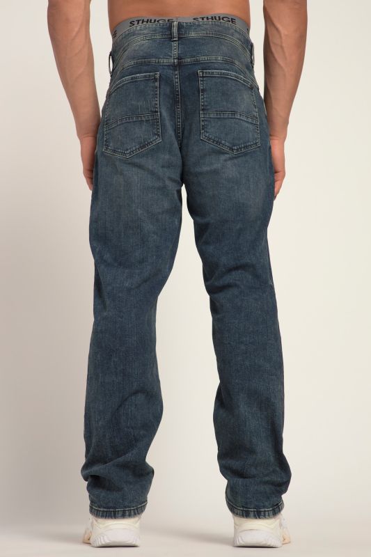 Jean STHUGE Diry Wash, coupe Loose Fit 5 poches - jusqu'au 74/38