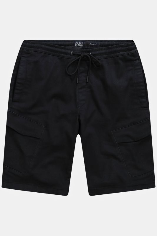 Bermuda cargo STHUGE avec technologie FLEXLASTIC®. Taille élastique. Jusqu'au 8XL.