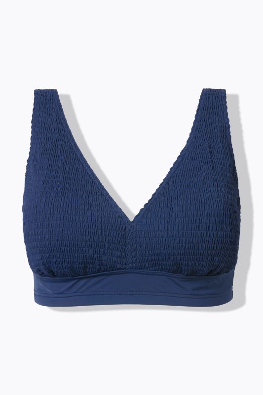 Haut de bikini à coques souples, texture raffinée