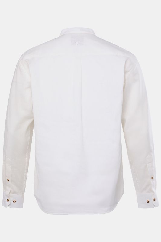 Chemise JP 1880, style s'inspirant des tenues traditionnelles bavaroises, manches longues et col droit, coupe Modern Fit - jusqu'au 8&nbsp;XL