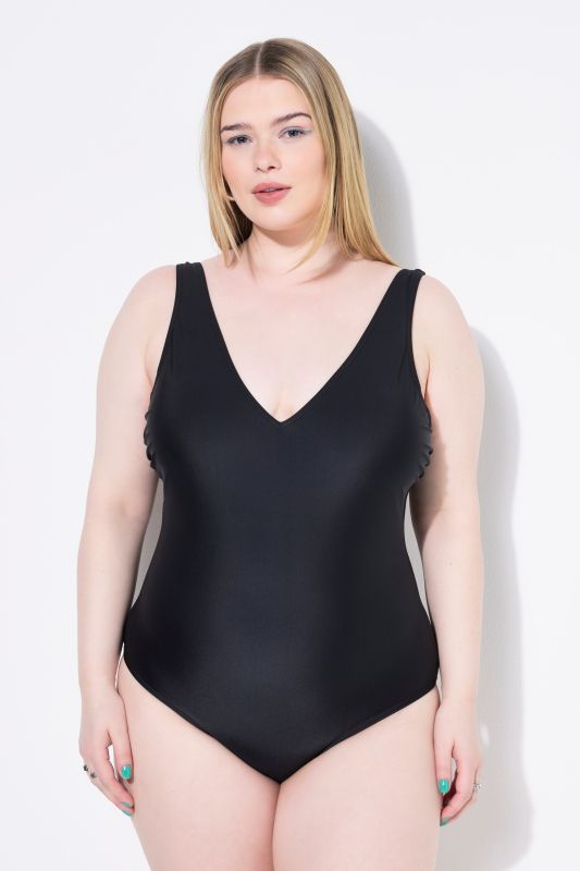 Maillot de bain à bonnets souples, profond décolleté dans le dos