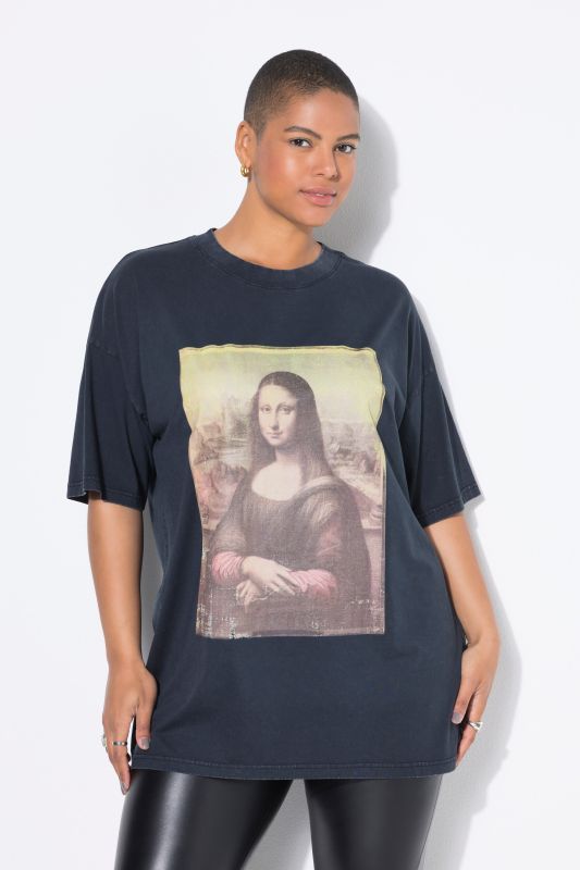 T-shirt oversize Mona Lisa