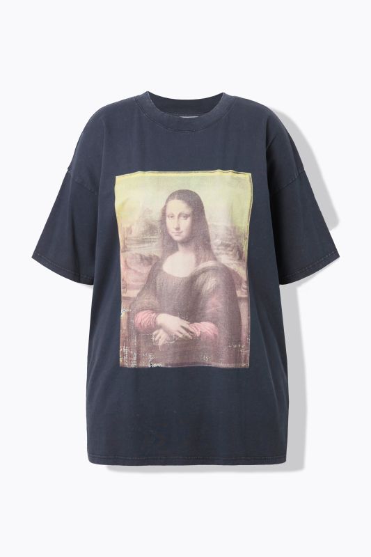 T-shirt oversize Mona Lisa