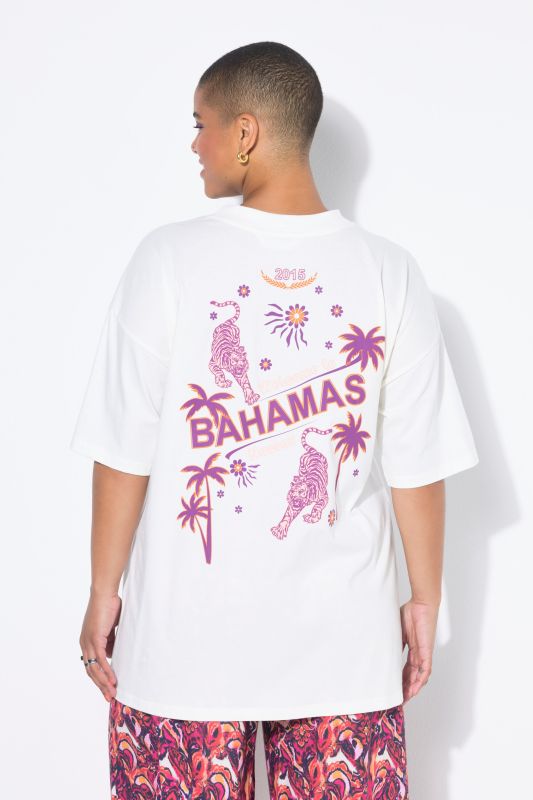 T-shirt oversize, imprimé dans le dos