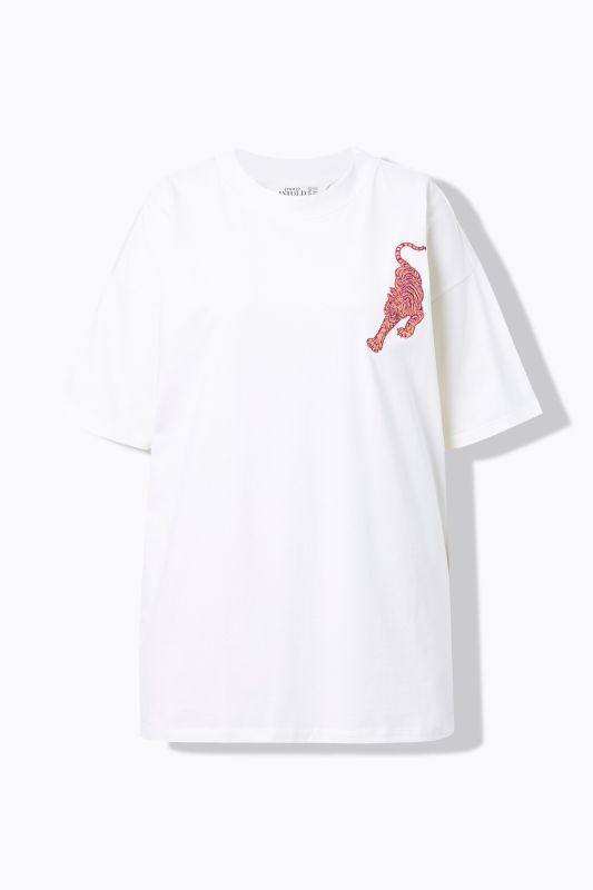 T-shirt oversize, imprimé dans le dos