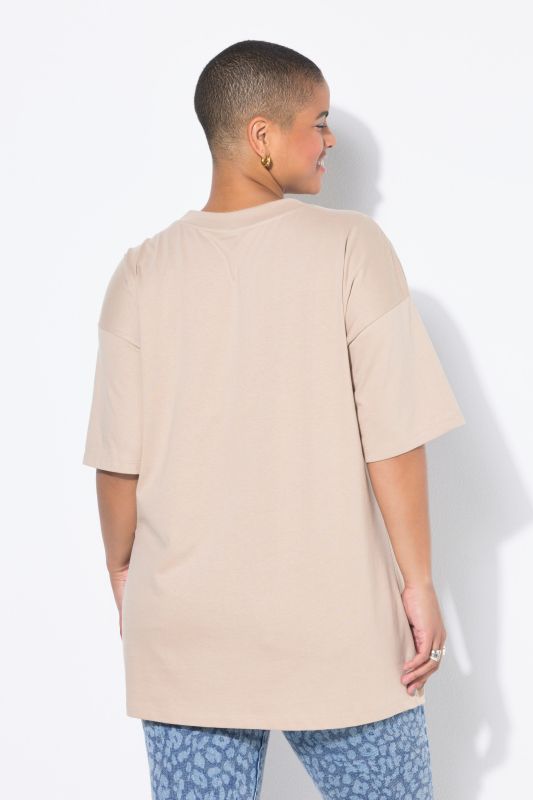 T-shirt oversize, imprimé sur le devant