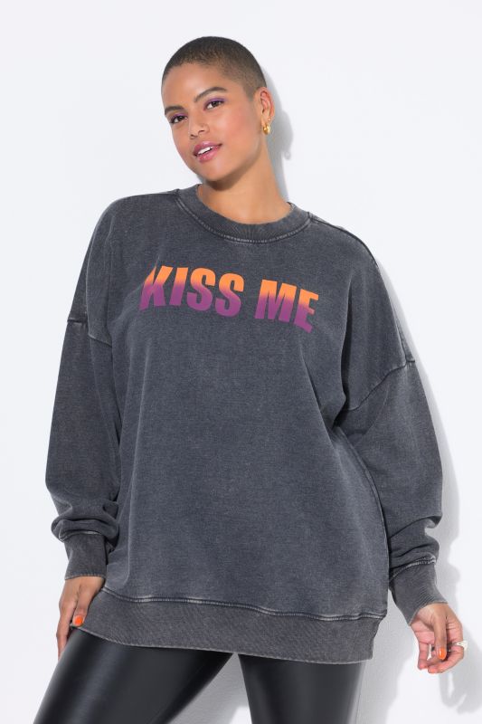 Sweat-shirt oversize, imprimé XL