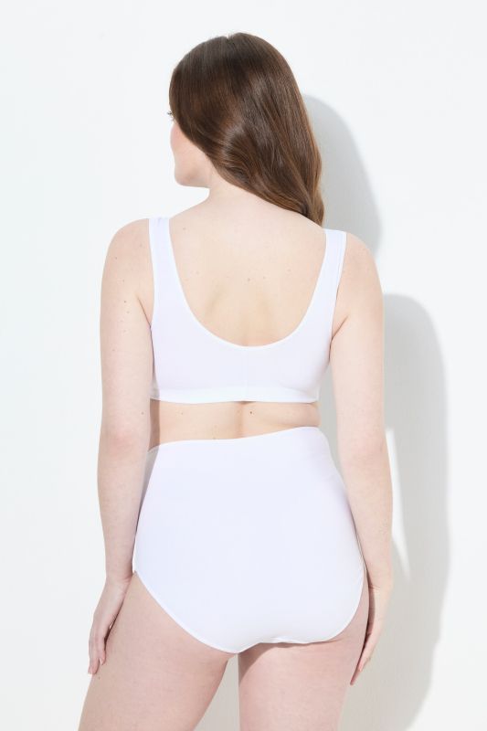 Brassière en coton, se fermant sur le devant