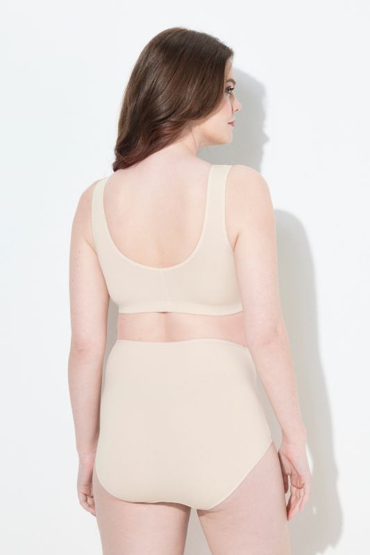 Brassière en coton, se fermant sur le devant