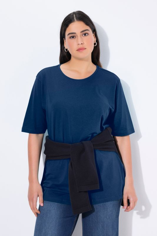 T-shirt coupe Relaxed Fit, col rond et manches courtes