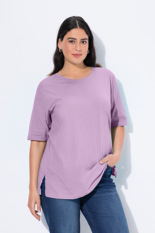 T-shirt coupe Relaxed Fit, col rond et manches courtes