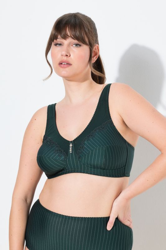 Soutien-gorge de maintien sans armatures, pendentif en strass - bonnet C-G