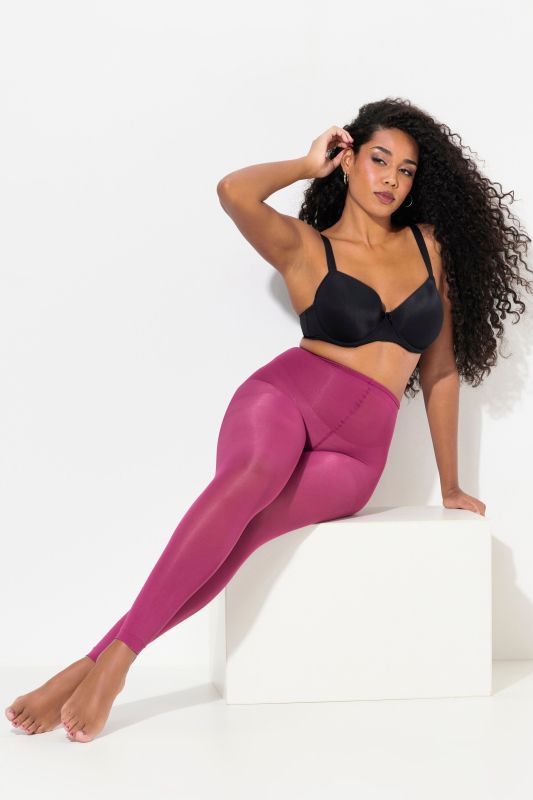 Legging-collant à coutures plates, 60 deniers