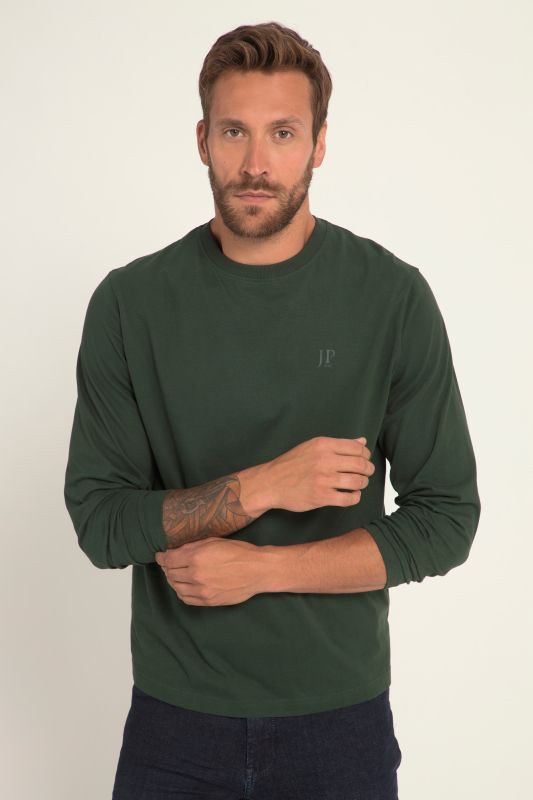 T-shirt JP 1880 à manches longues, coupe Basic - jusqu'au 8 XL