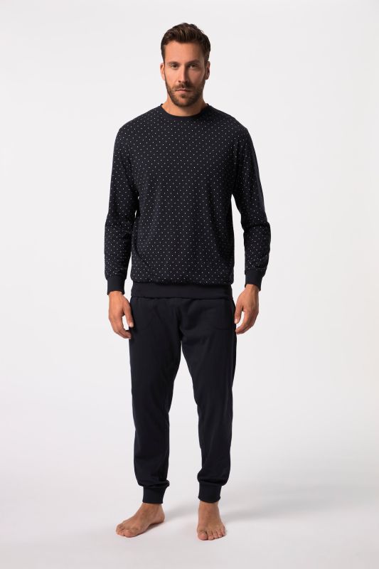 Pyjama ventre confort à manches et pantalon longs - jusqu'au 8 XL
