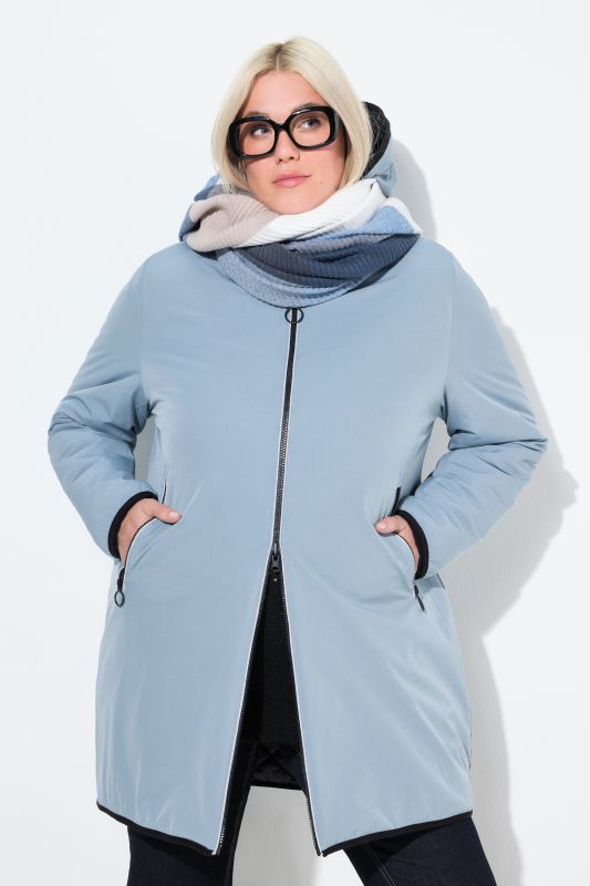 Veste matelassée réversible HYPRAR, élément réfléchissant, fermeture Éclair à double sens
