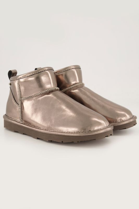 Boots en peau d'agneau Axelda, matière déperlante, largeur H