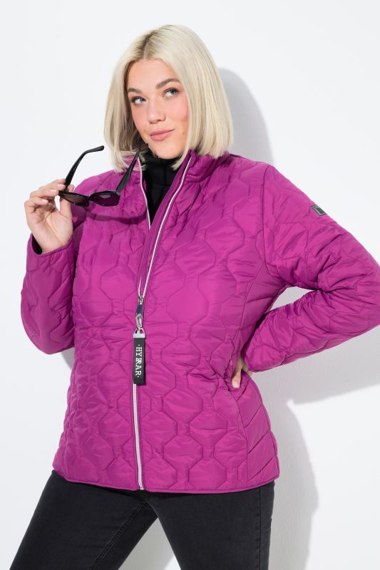 Veste matelassée légère HYPRAR, modèle imperméable. Matière recyclée, coupe trapèze.