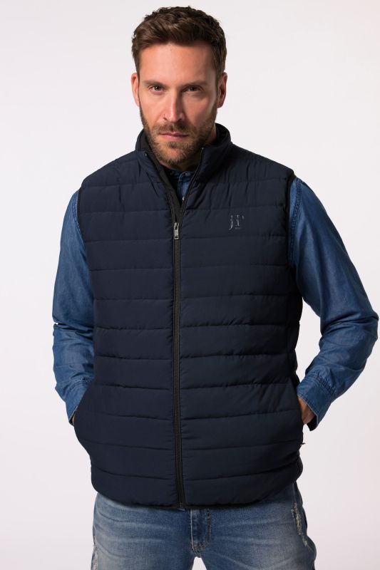 Gilet matelassé JP 1880, duvet technique, col montant - jusqu'au 8&nbsp;XL