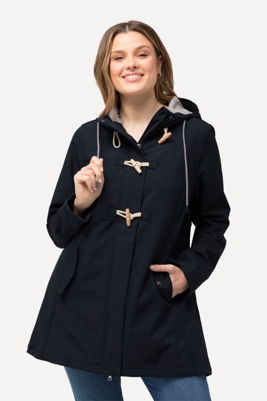 Veste Softshell HYPRAR déperlante, doublure en polaire et capuche