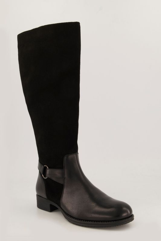 Bottes en cuir, semelle de propreté amovible - tige XL et largeur H